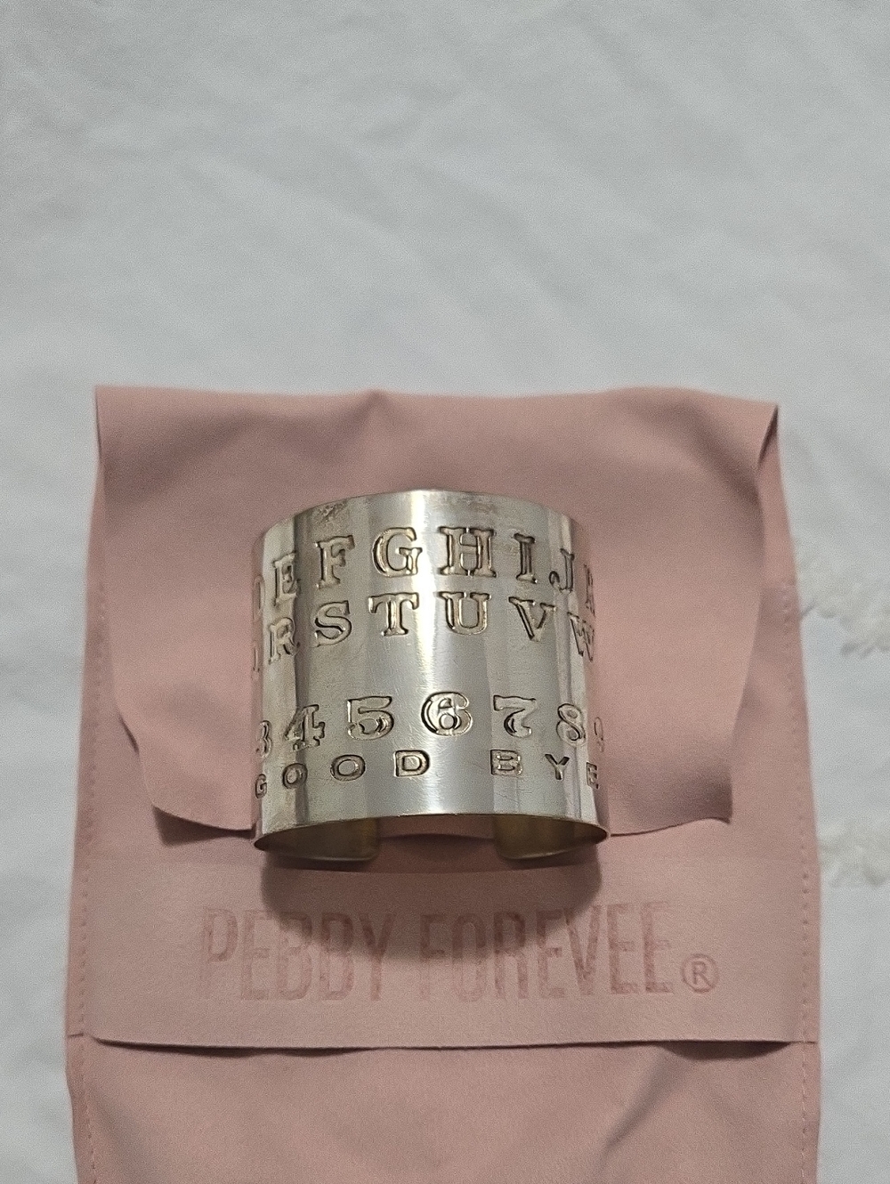 Pebby Forevee Silver Ouija Bracelet